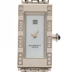 Givenchy Mother of Pearl Stainless Steel Apsaras Women's Wristwatch 15MM