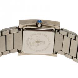 Pre Owned Givenchy Blue Stainless Steel Apsaras Women's Wristwatch 23MM