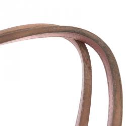 Pre Owned Goyard Pink Chevron Coated Canvas St. Louis PM Tote