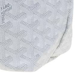 Pre Owned Goyard White Coated Canvas Saint Louis Tote