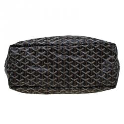 Pre Owned Goyard Black/Brown Coated Canvas Saint Louis Tote