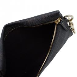 Gucci Dark Brown GG Coated Canvas Pouch
