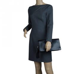 Gucci Black Leather Soho Clutch