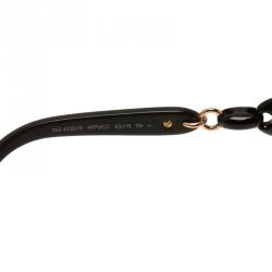 Pre Owned Gucci Gold and Brown GG 4225/S Aviator Sunglasses