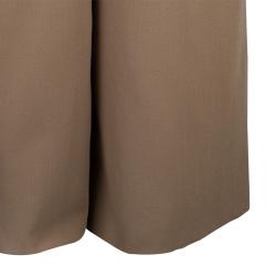 Pre Owned Gucci Dark Beige Wide Leg Trousers S