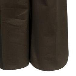 Pre Owned Gucci Brown Wide Leg Trousers M