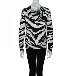 Pre Owned Gucci Multicolor Animal Print Hoodie S