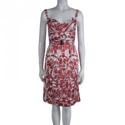 مملوكة مسبقًا فستان غوتشي بلا أكمام تريكو منقوش M