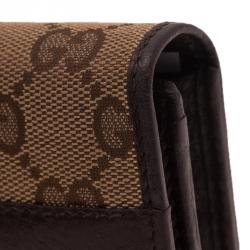 مملوكة مسبقًا محفظة غوتشي كونتينيتال كانفاس غوتشيسيما بيج ويب