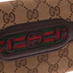 مملوكة مسبقًا محفظة غوتشي كونتينيتال كانفاس غوتشيسيما بيج ويب