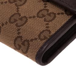 مملوكة مسبقًا محفظة غوتشي كونتينيتال كانفاس غوتشيسيما بيج ويب
