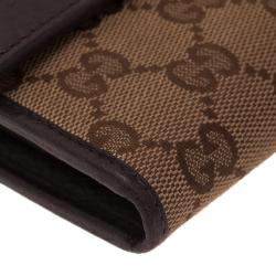 مملوكة مسبقًا محفظة غوتشي كونتينيتال كانفاس غوتشيسيما بيج ويب