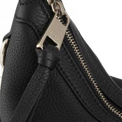 مملوكة مسبقًا حقيبة غوتشي ميس GG جلد عجل أسود محبب