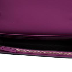 Pre Owned حقيبة غوتشي ميني سلسلة كانفاس سوبريم GG وجلد متعددة الألوان