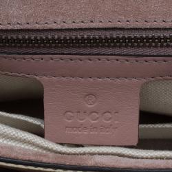 Pre Owned Gucci Beige Patent Leather Bright Bit Clutch