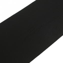 مملوكة مسبقًا Gucci Black Leather Horsebit Waist Belt 85 CM