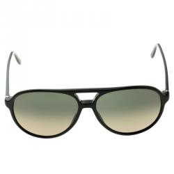 Pre Owned نظارة شمسية غوتشي أفياتور GG 1026S سوداء