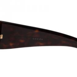 Pre Owned Gucci Tortoise Frame GG2931 Square Sunglasses
