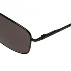 Pre Owned Gucci Black GG 1753 Rectangle Sunglasses