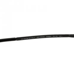 Pre Owned Gucci Black GG 1753 Rectangle Sunglasses