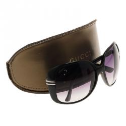 مملوكة مسبقًا Gucci Black GG 3187 Square Sunglasses