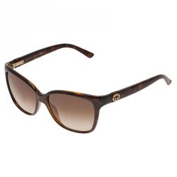Pre Owned Gucci Tortoise GG3645 Cat Eye Sunglasses