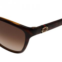 Pre Owned Gucci Tortoise GG3645 Cat Eye Sunglasses