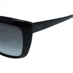 مملوكة مسبقًا Gucci Black Square D28PT Sunglasses