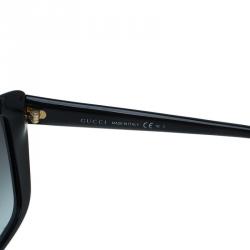 مملوكة مسبقًا Gucci Black Square D28PT Sunglasses