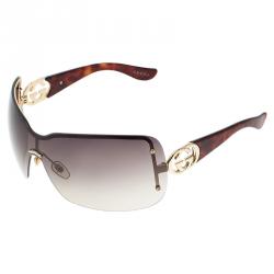 Pre Owned نظارة شمسية غوتشي شيلد GG 2797/S إطار ترتواز