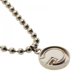 Pre Owned سوار سلسلة غوتشي G فضة