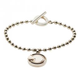 Pre Owned سوار سلسلة غوتشي G فضة