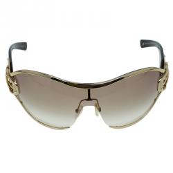 مملوكة مسبقًا Gucci Brown GG 2738/S Buckle Detail Sunglasses