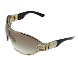 مملوكة مسبقًا Gucci Brown GG 2738/S Buckle Detail Sunglasses