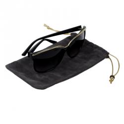 Pre Owned نظارة شمسية غوتشي GG3155 سوداء عين القطة