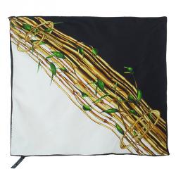 مملوكة مسبقًا وشاح غوتشي رأس/ عنق حرير منقوش متعدد الألوان