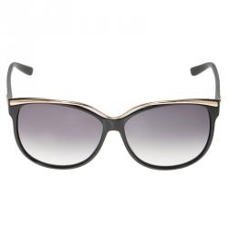 مملوكة مسبقًا نظارة شمسية غوتشي GG 3155/S سوداء ذهبية اللون