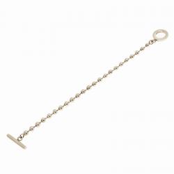 Pre Owned Gucci Boule Chain Silver Bracelet