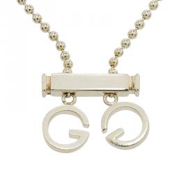 Pre Owned سوار غوتشي فضة خرز طبقات