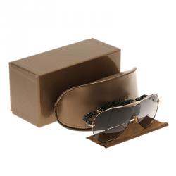 مملوكة مسبقًا Gucci Black GG4203/S Aviators