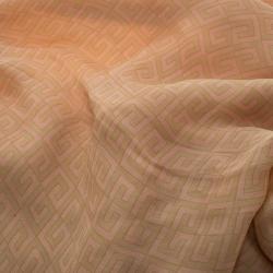 Pre Owned وشاح غوتشي حرير بطبع GG وردي