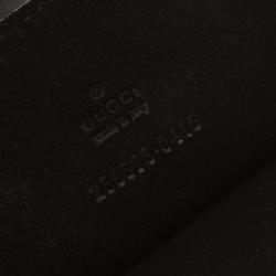 Pre Owned Gucci Black Guccissima Leather iPad Case