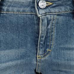 Pre Owned Gucci Blue Light Wash Denim Skinny Fit Flared Bottom Jeans M