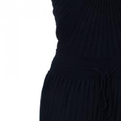 Pre Owned Gucci Black Halterneck Chiffon Dress S