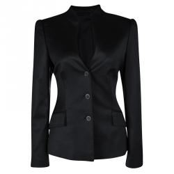 Pre Owned Gucci Black Wool Tailored Blazer M