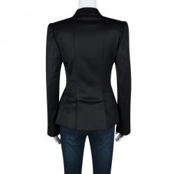 Pre Owned Gucci Black Wool Tailored Blazer M