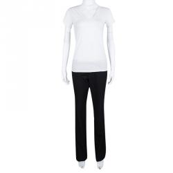 Gucci Black Wool Tailored Formal Trousers M