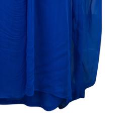 مملوكة مسبقًا قفطان غوتشي أزرق طويل مزخرف