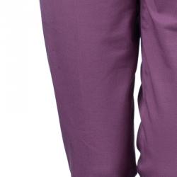 Pre Owned Gucci Mauve Tapered Trousers M