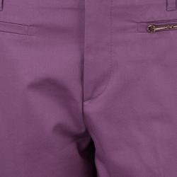 Pre Owned Gucci Mauve Tapered Trousers M